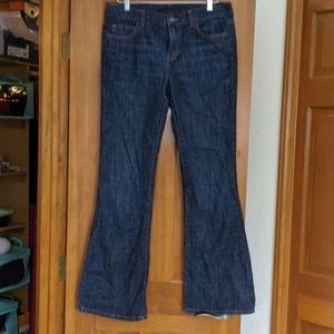 Calvin Klein dark wash flare jeans